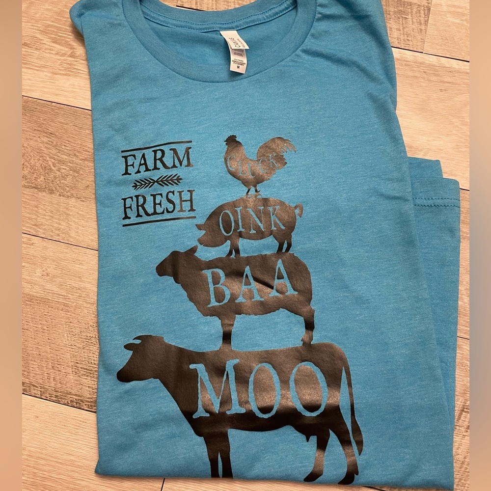 🆕 Farm Fresh Bella Canvas Farm Animal Shirt